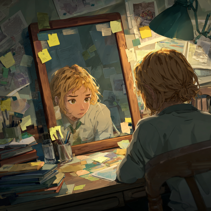 primic0881_anime-style_image_of_a_student_looking_into_a_mirror_8618df0f-faa2-49cc-8b42-44a4be6cdb7e.jpg